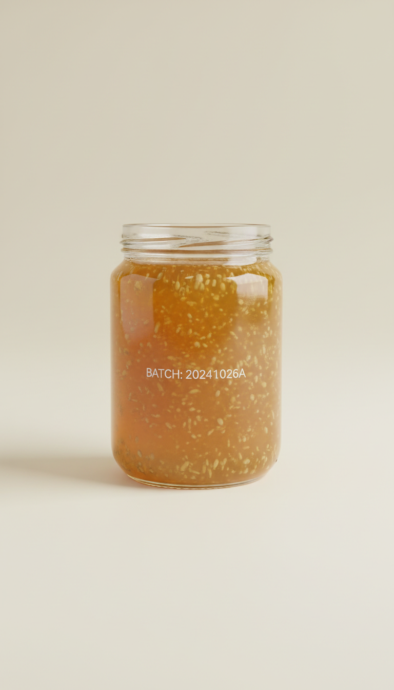Golden Oat Blossom Honey Jar