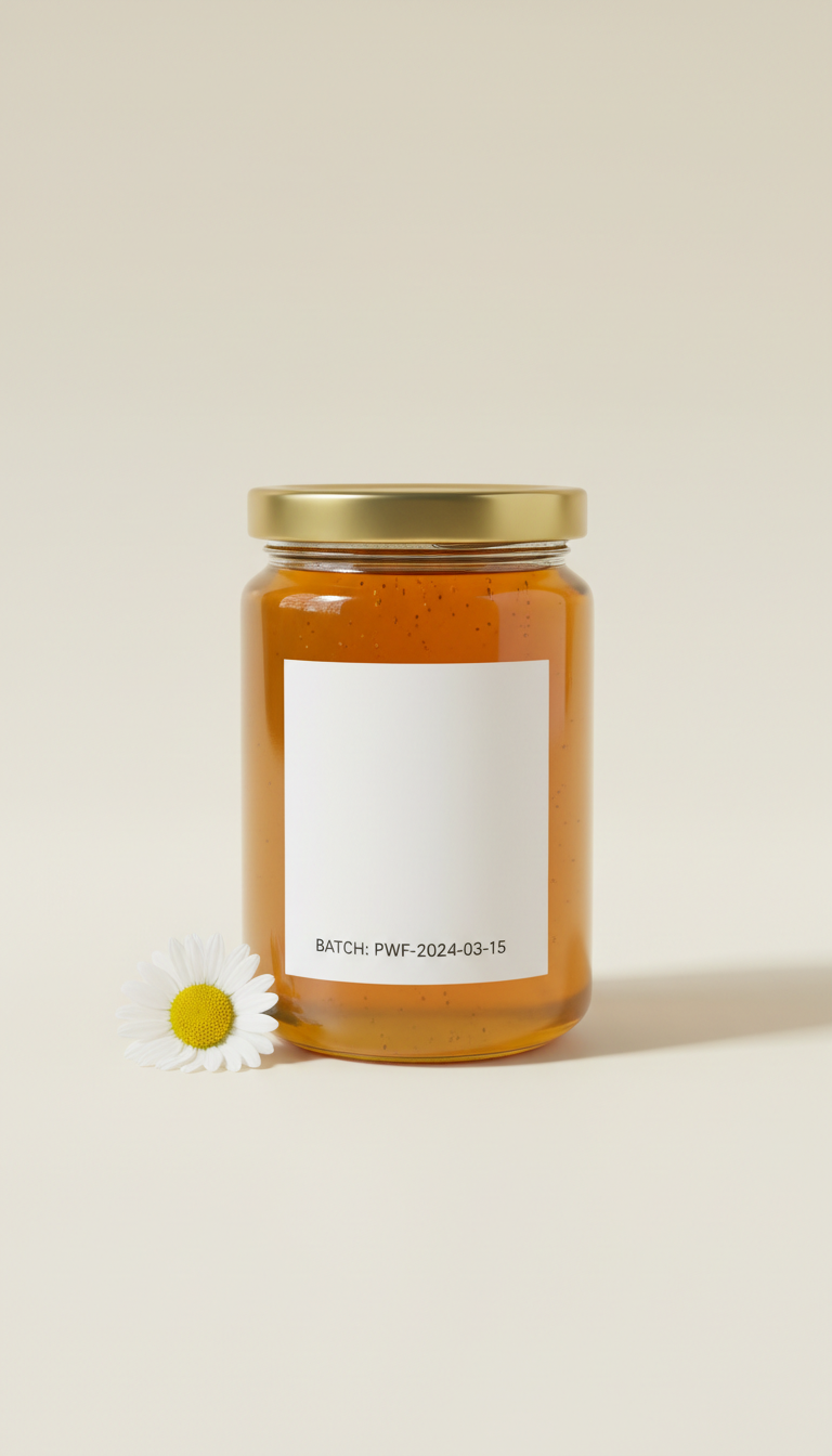 Wildflower Honey in Glass Jar